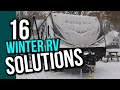 16 RV Winter Problems and SOLUTIONS // Quick Tips to survive the cold