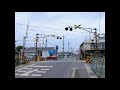 東武小泉線の全ての踏切（館林ー西小泉、東小泉ー太田）群馬県　Railway crossing