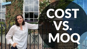 COST VS MOQ in Fashion Manufacturing | Minimum Order Quantity