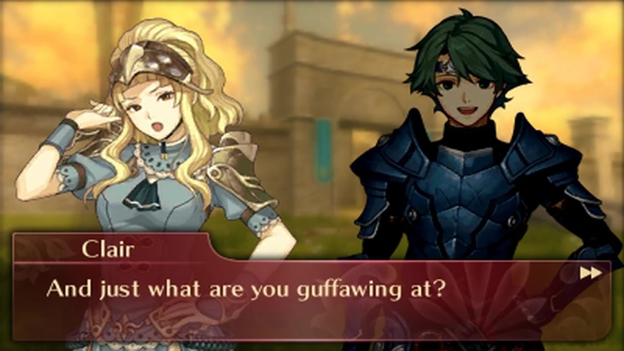 Fire Emblem Echoes Shadows Of Valentia Clair Alm Support Conversations Youtube