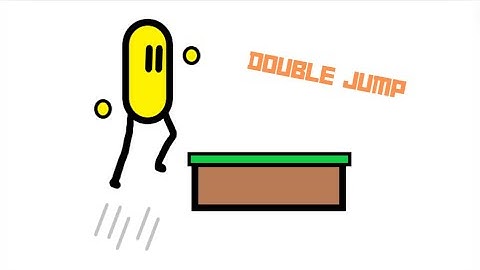 How to make a double jump ability in scratch