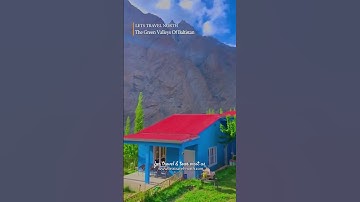 Tradition Blue Architecture near the Karakoram Range #culturalgems #letstravelnorth #traditionalhome