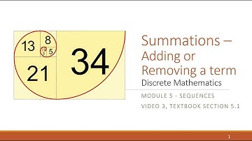 M5 V3 Summations - Adding or Removing a term