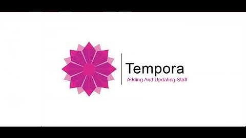 Setting up Tempora Timesheets