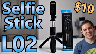 L02 Selfie Stick Tripod Review!