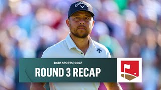 Schauffele (-12) holds SLIM lead over McIlroy after Round 3 | Wells Fargo Championship | CBS Sports