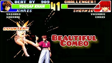 【KOF98】 Orochi Chris Action Combo