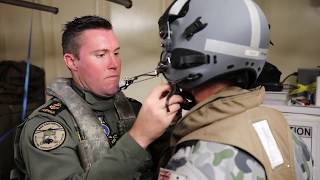 Leading Seaman Brendan Menz showcases an Aircrewman career