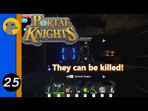 Portal knights EP 25.The Fallen wizard's can be killed with light DMG!