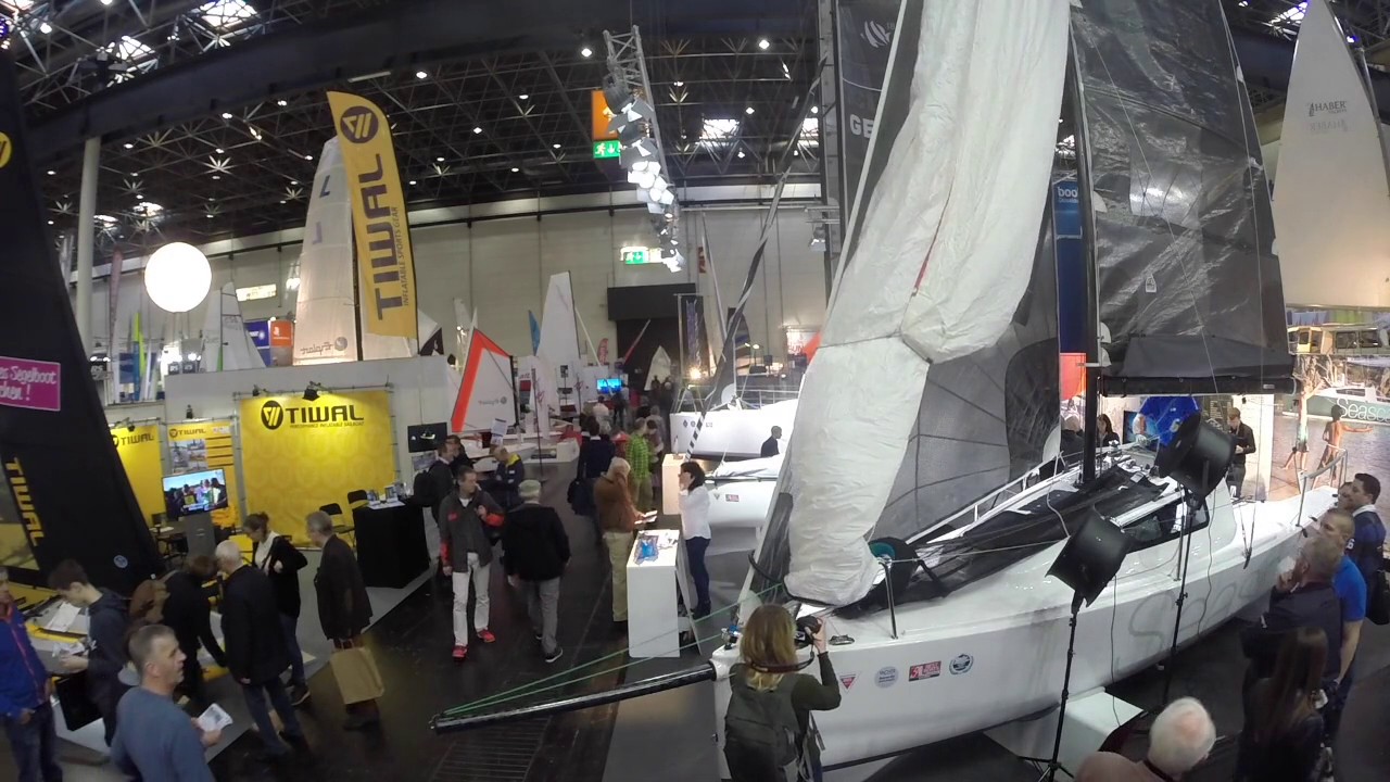 Deckchute dryland sailing on Seascape 24 at Boot 2017 HD