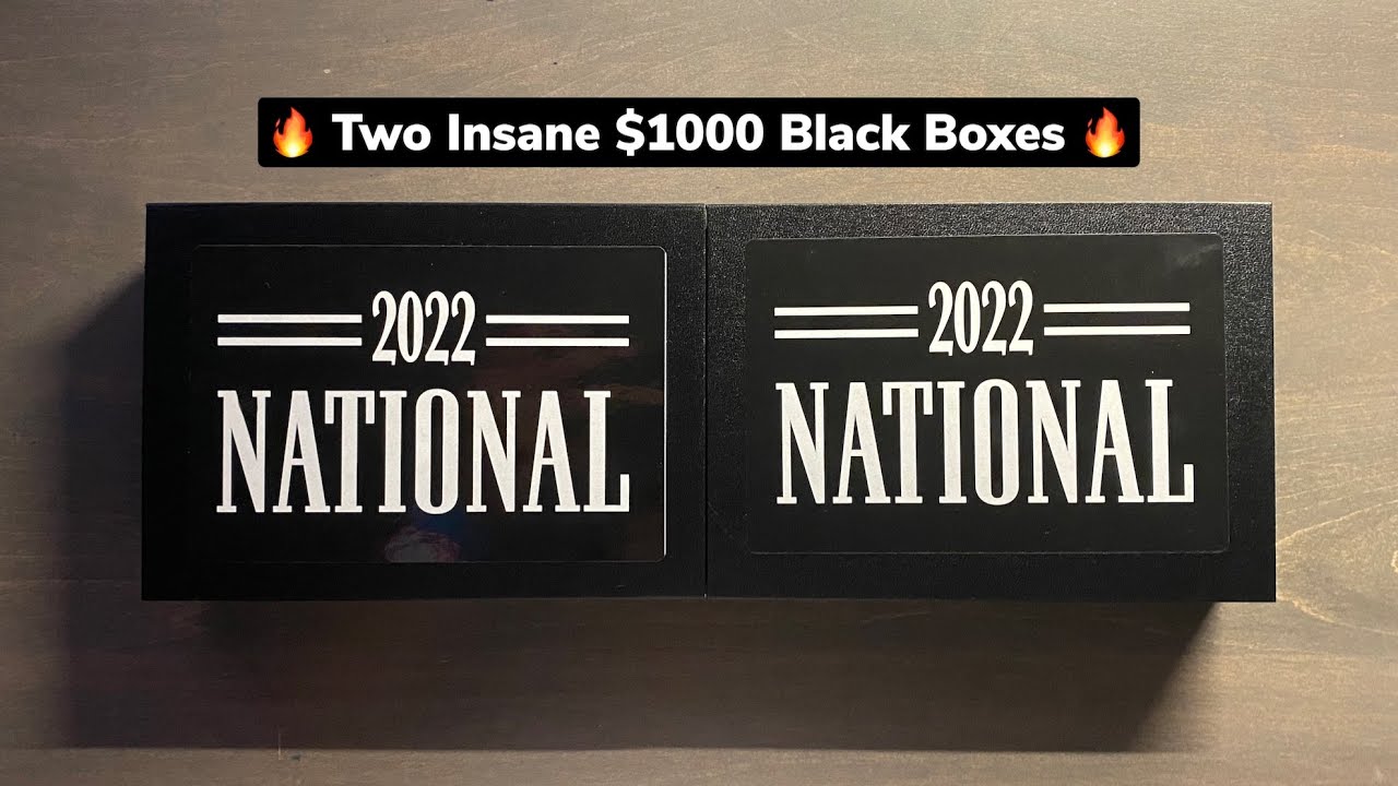 2022 Panini National 2x Black Box Opening BEST BOXES EVER 🔥🔥🔥 YouTube