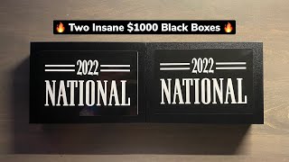 2022 Panini National 2x Black Box Opening - BEST BOXES EVER 🔥🔥🔥