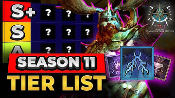 ALL Classes & Builds TIER LIST in Season 11 Diablo IV