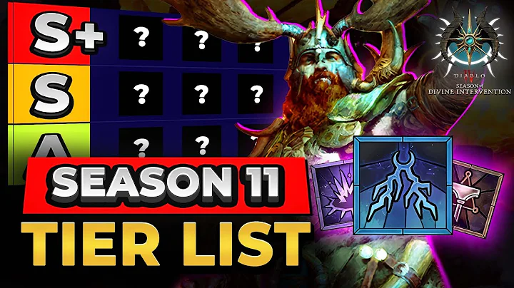 ALL Classes & Builds TIER LIST in Season 11 Diablo IV