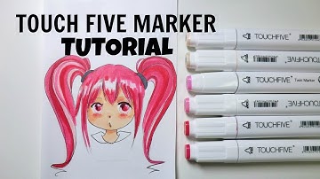 CHEAP COPIC ALTERNATIVE - Touch Five Marker Tutorial/ How to use Touch Five Markers