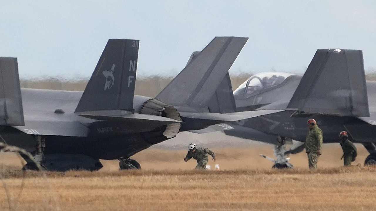 ２０２６年２月11日米軍岩国基地　F35C 20endに集結‼