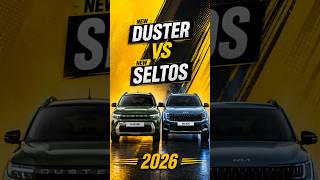 INDIA’s Most Wanted SUV Battle 🔥 DUSTER vs SELTOS #shorts #automobile #carshorts