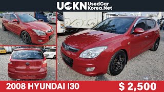 2008 hyundai i30 - $ 2,500  [korean used car network]