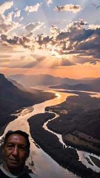 pesona alam indah dan eksotic nuansa matahari ,gunung, ngarai ,sungai#seofriendly #
