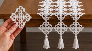 Beautiful 😍Crochet Table Cover Pattern for Beginners 💯✅ Easy Crochet Pattern 👌