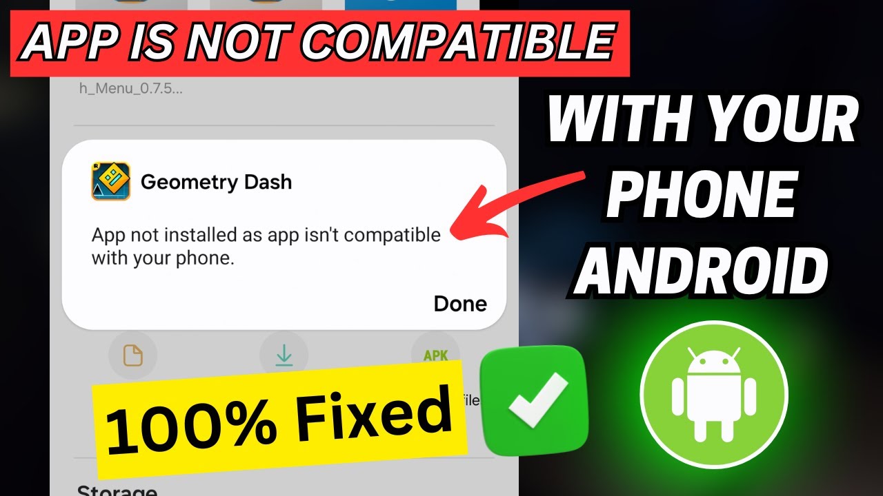How To Fix App is Not Compatible With Your Phone Problem in Android ...
