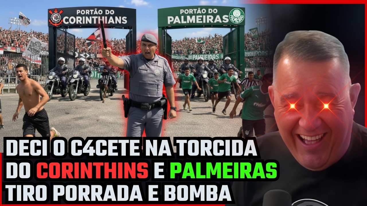 O DIA QUE SEPARAMOS A TORCIDA DO CORINTHIANS E PALMEIRAS | SGT CASTRO