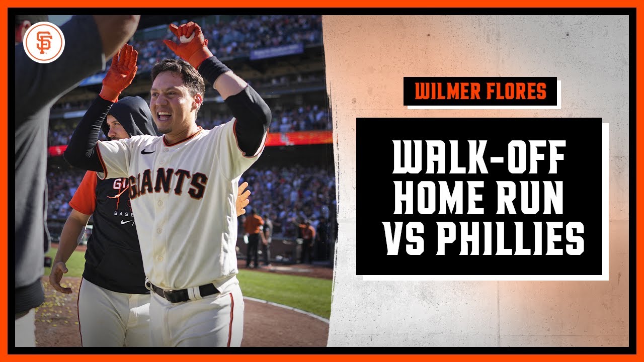 Wilmer Flores' Walk-Off Home Run | Giants Sweep Phillies