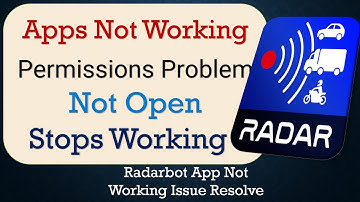 How To Fix Radarbot App not working | Not Open | Space Issue | Network & Permissions Issue
