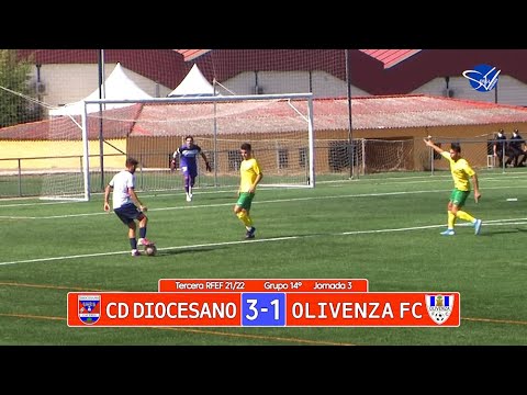 Resumen: CD Diocesano - Olivenza FC (3ª RFEF Gr.XIV 21/22)