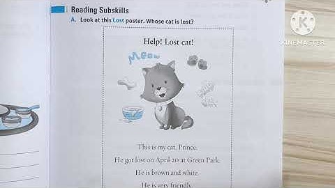 Class 2 English grammar book: worksheet - 3