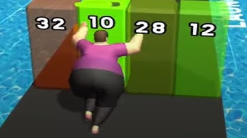 Fat Pusher by VOODOO android gameplay walkthrough - pupugaming