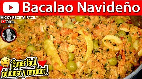 BACALAO NAVIDEO | #VickyRecetaFaci...