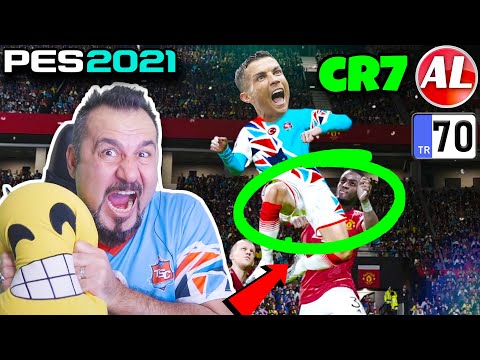 RONALDO'YA ŞOK HAREKET! BABÜR ÇILDIRMIŞ! KAMERA ŞAKASI OLMALI! |  PES 2021 ANALİG #70