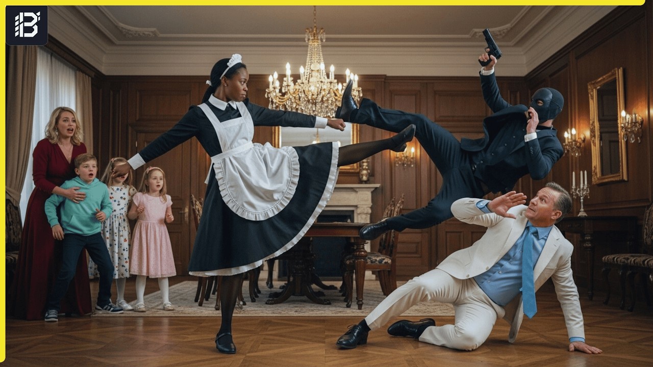 The Millionaire Noticed His Black Maid Stay Calm as Robberies Took Over—Her Action Shocked the World