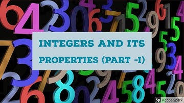 Integer - Chapter 1 - Introduction - Class 7 - Part- I