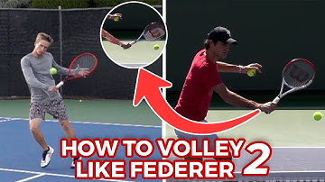 Hoe je een volley slaat als Federer (deel 2)