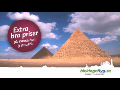 Blekingeflyg Egypten Extra bra priser.mov