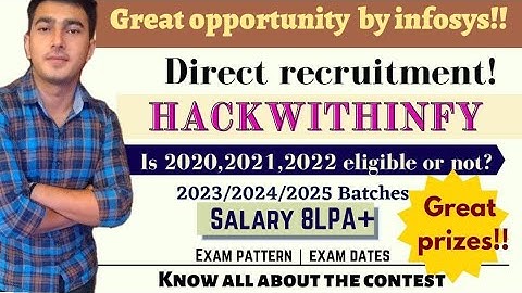 HackWithInfy 2023||No Fees||How to Book slot||Placement offers||complete information||Prizes#infosys