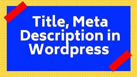 How to add Title, meta description in WordPress homepage (SEO) || 2023 IN HINDI