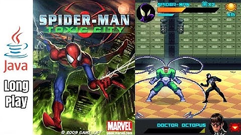 SPIDER-MAN TOXIC CITY - Java Game (Black Suit Spider-Man All Missions)
