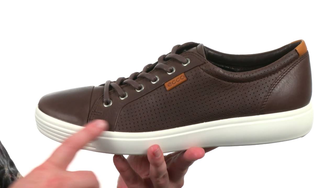 ecco leather sneakers