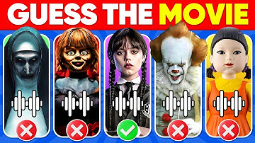 Raad het HORRORFILMpersonage dat danst 😱🔪 Young Hee, Wednesday, Ghost Face, Valak, M3GAN, Chucky