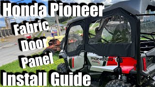 How To Install The Fabric Door Panels Honda Pioneer 1000 / Step-By-Step Install Guide screenshot 5