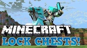 MINECRAFT 1.9 | Lock Your Chests! Tutorial