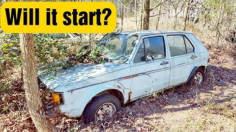 ABANDONED! Will it start? 1981 VW Rabbit! Will it run after being left to rot for over 20 years???