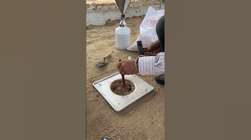 Sand Cone Test with Standard ASTM