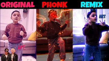 ROSÉ & Bruno Mars - APT Original vs Phonk vs Remix / Kids Version