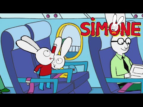 Simone e Gaspare prendono l'aereo ✈️☁️👨‍✈️ | Simone | Cartoni Animati per bambini