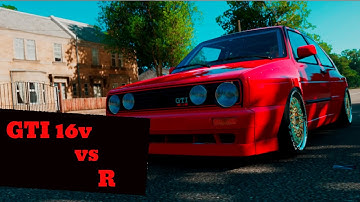 Forza Horizon 4 - Golf ll GTI 16v & Golf Vll R street race