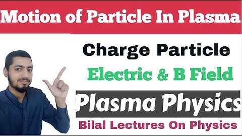 Motion of Charge particle in uniform and static electric and magnetic field | Plasma Physics